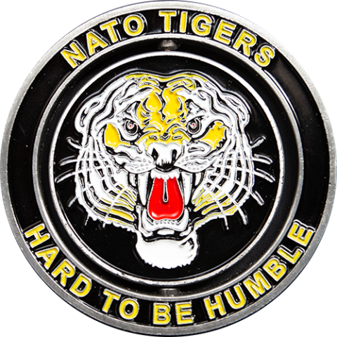 NATO Tigers rotating coin front
