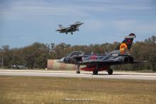 Rafales from French Air Force and Navy participated with a total of 12 jets