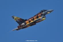 Tigered Typhoon of TAW 74 from Neuburg / Germany.