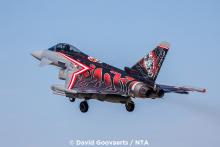 Typhoon from 2. Staffel Austrian Armed Forces during takeoff