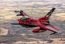 Turkish F-16 from 192 Filo “Anatolian Tigers” in the turn