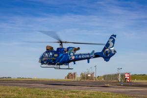 EHRA3 Special Painted Gazelle taxi during NTM2019 (photo by David Goovaerts)