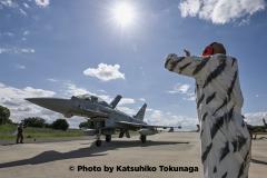 12 Gruppo EF2000 arriving for NTM2021 Beja, Portugal (Photo by Katsuhiko Tokunaga)